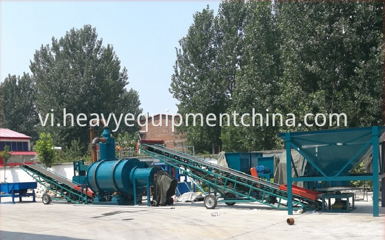 Sea Sand Drying Equipment 3 Drum Rotary Dryer